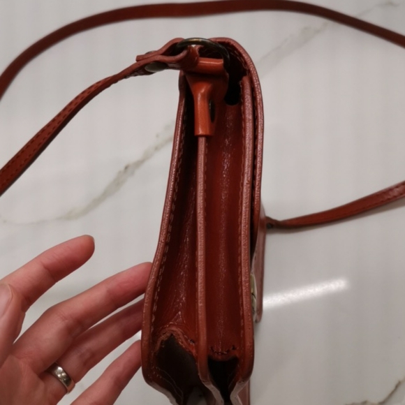 MADE IN ITALY genuine leather small crossbody bag - Picture 6 of 16